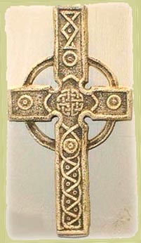 White Celtic Cross